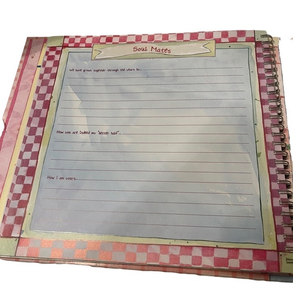 Sweethearts A Record Book For Couples NWOT - Picture 7 of 9